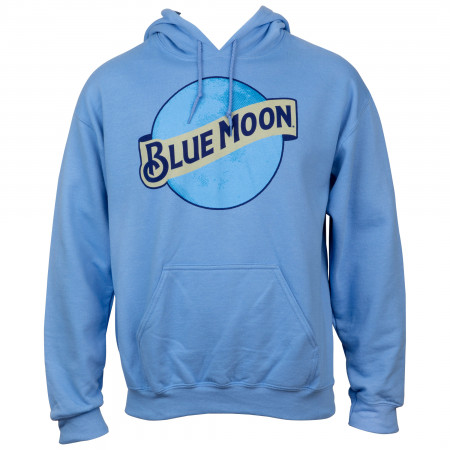 Blue Moon Classic Logo Baby Blue Hoodie